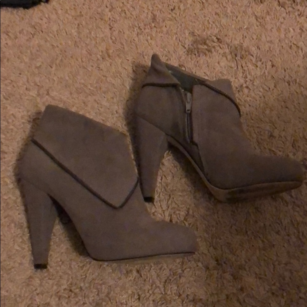 Grey booties